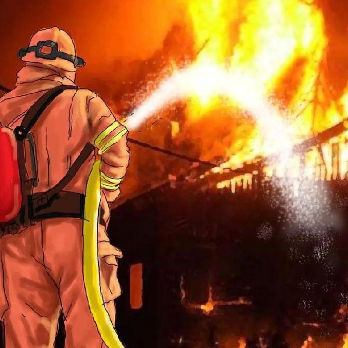 Warung Makan di Bekasi Utara Ludes Terbakar, Diduga Kuat Akibat Korsleting Listrik
