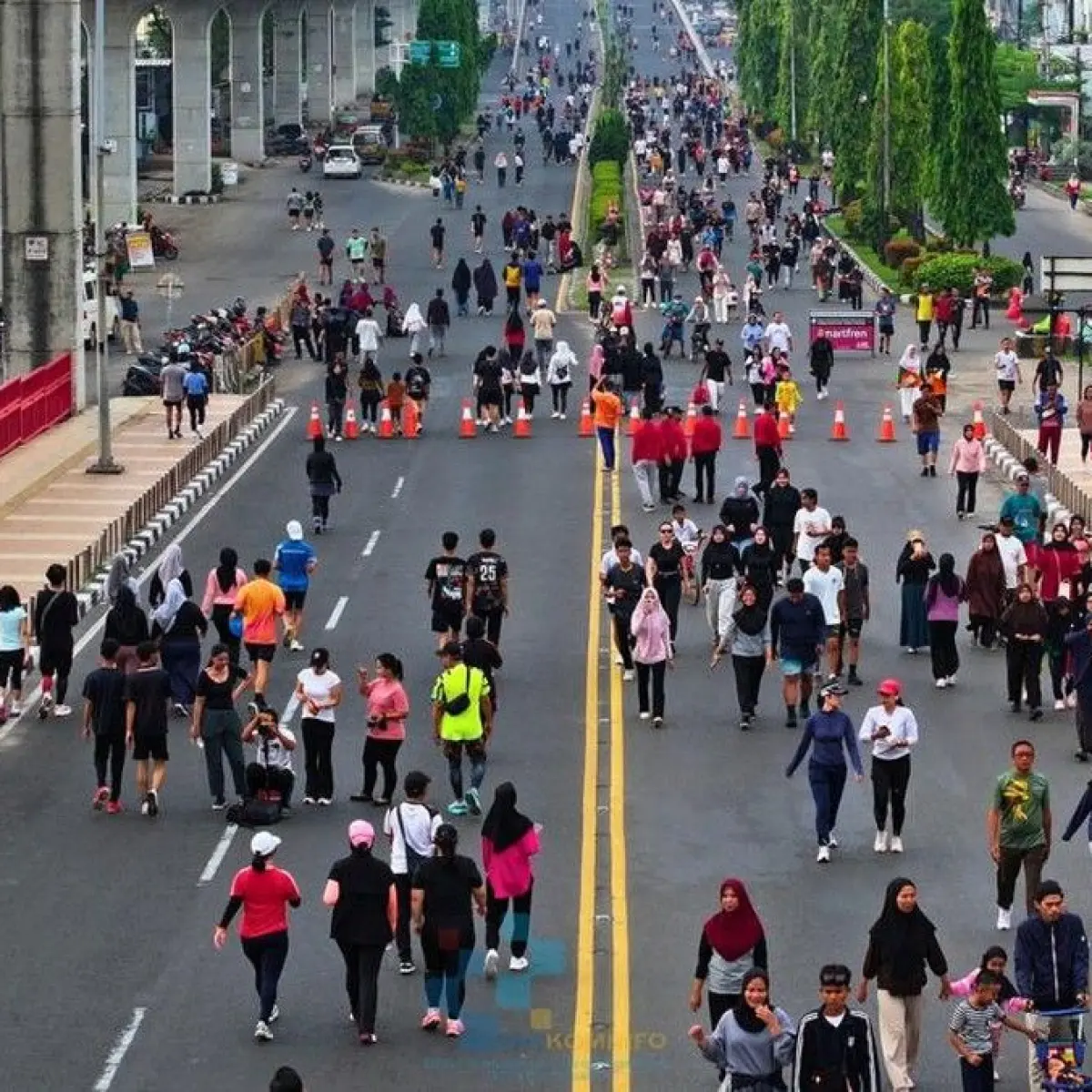Ampera Ditutup Sementara: Pemkot Palembang Alihkan Fokus CFD Demi Sukseskan Mandiri Ampera Tourism Run 2026