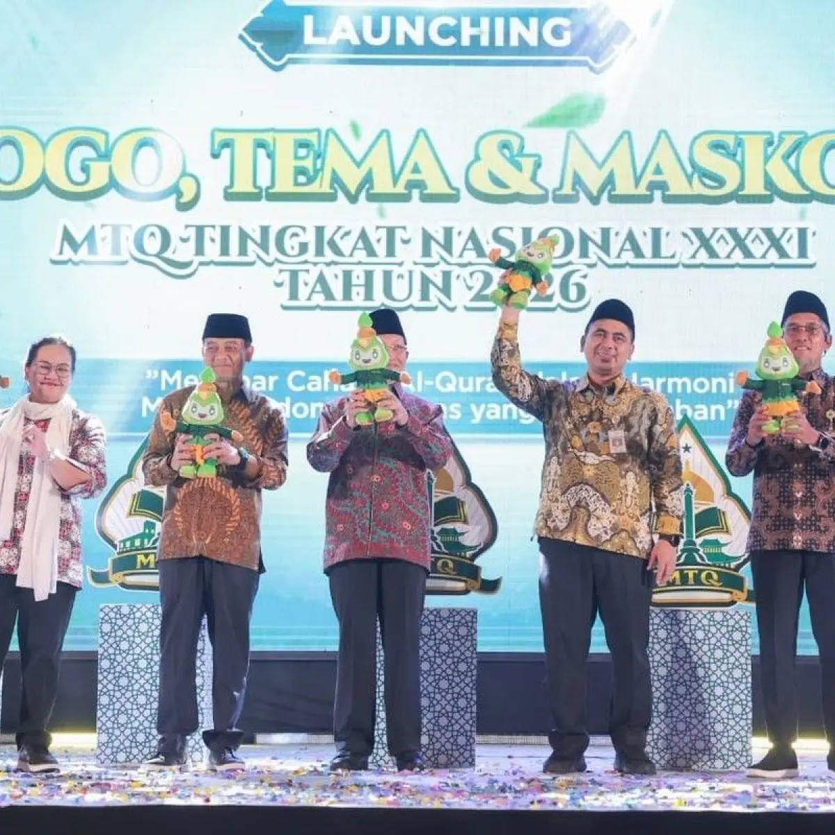 Jawa Tengah Perlihatkan Kesiapan Tuan Rumah dengan Peluncuran Logo dan Maskot MTQ Nasional XXXI