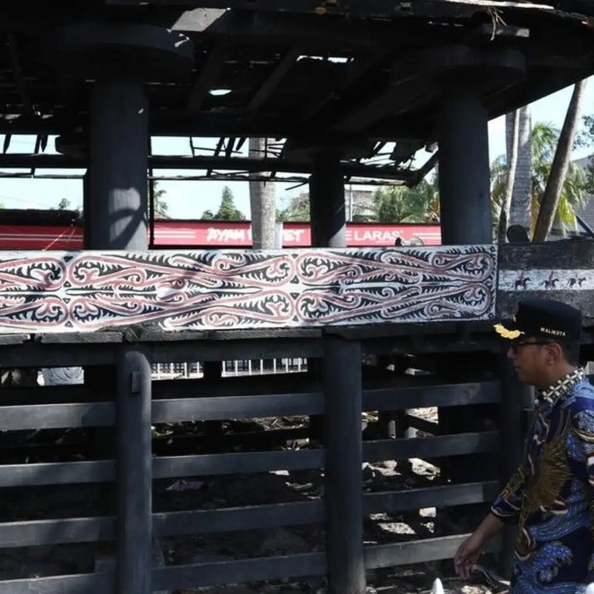 Komitmen Pemkot Medan: Replika Rumah Bolon di Tugu Sisingamangaraja Segera Dipugar Pasca Terbakar