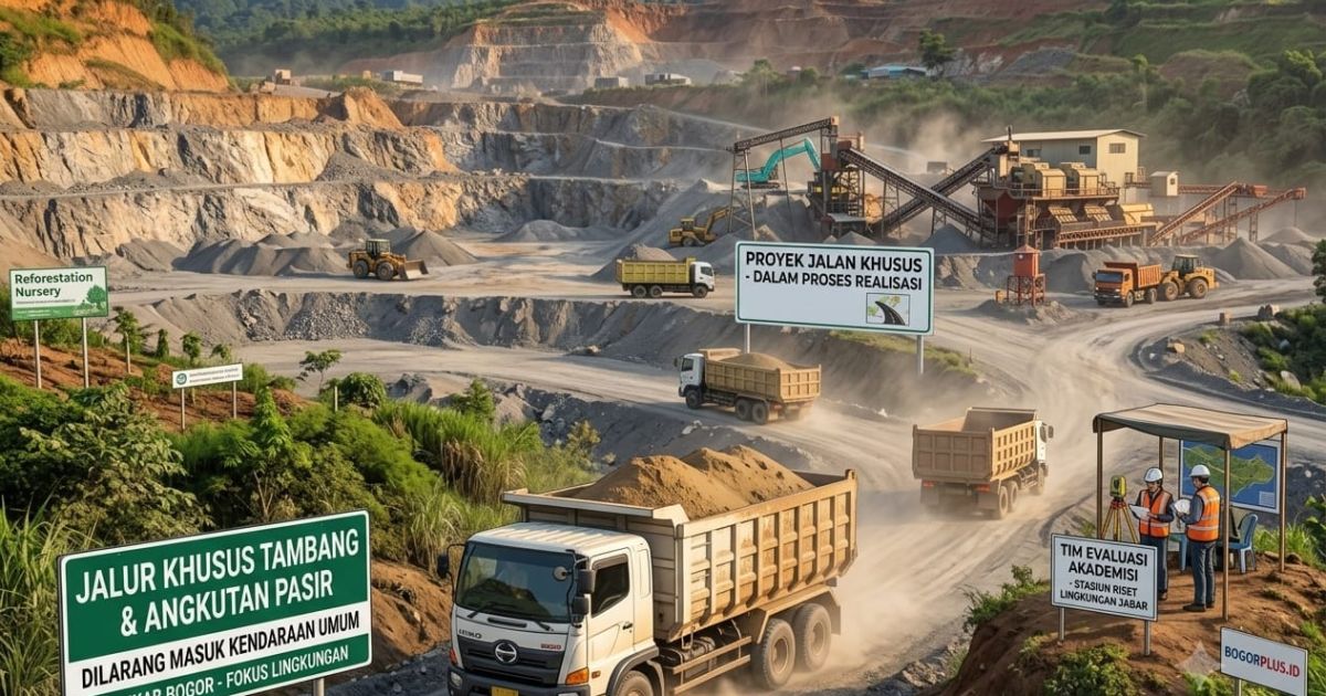 Evaluasi Tambang Jabar Berlanjut, Pemkab Bogor Fokus Finalisasi Jalan Khusus Lingkungan