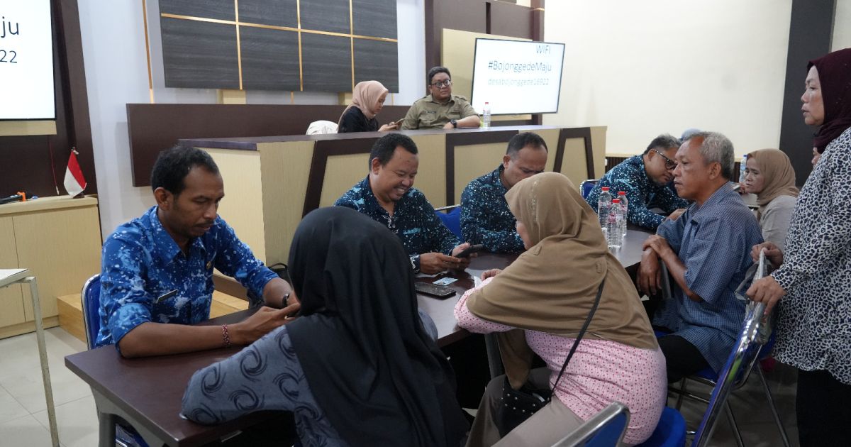 Kabupaten Bogor Uji Coba Digitalisasi Bansos Lewat Portal Perlinsos di Bojonggede