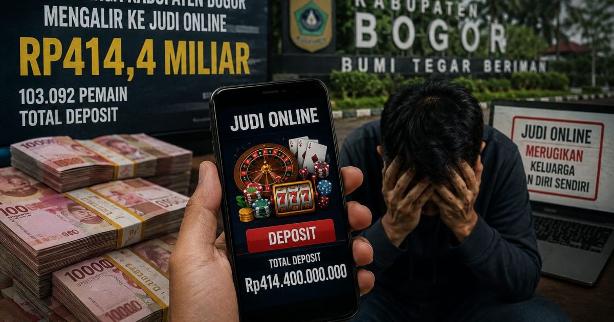 Ketua DPRD Kabupaten Bogor Sebut Rp414,4 Miliar Masuk Judi Online Jadi Alarm Serius