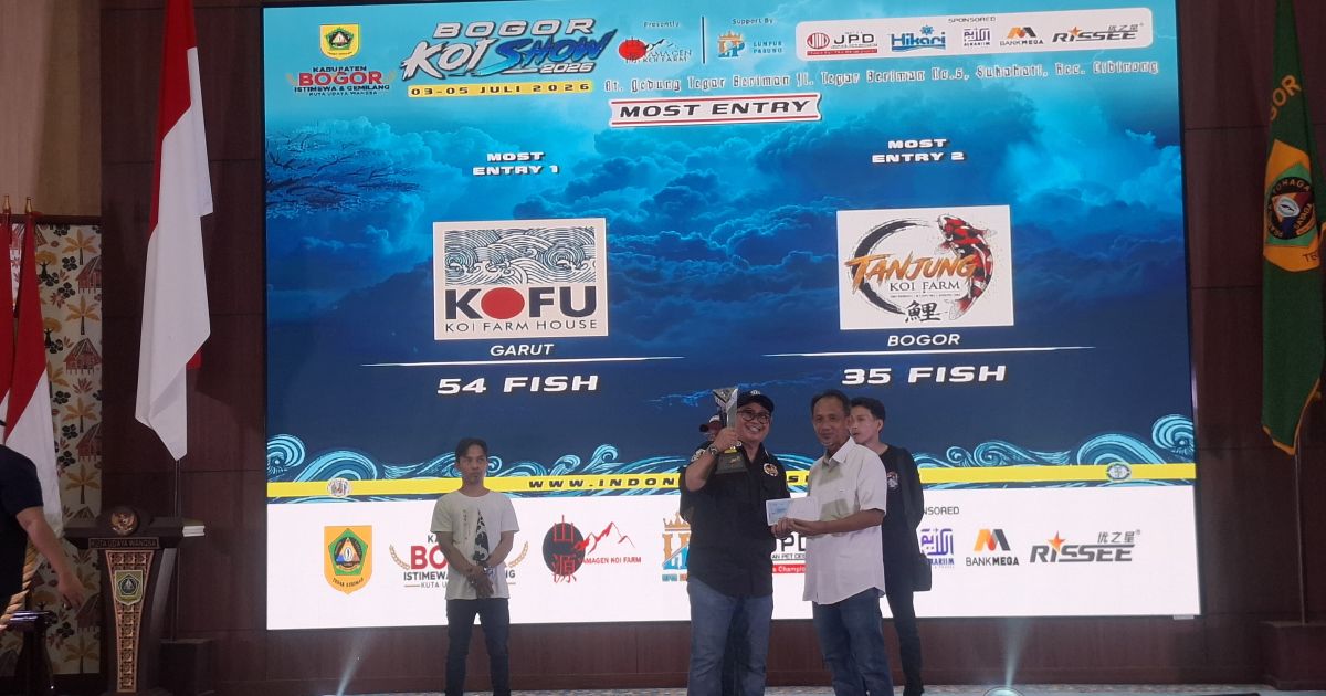 Tanjung Koi Farm Raih Juara 3 Nasional di Bogor Koi Show Piala Bupati 2026