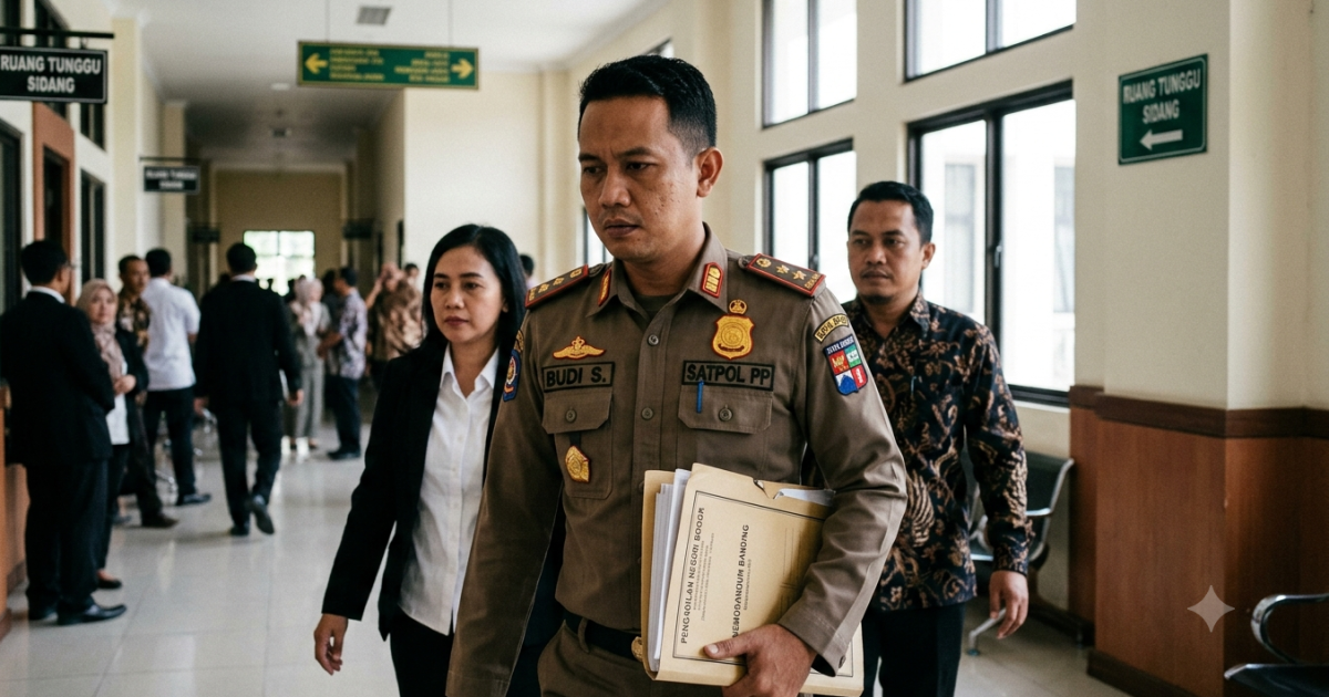 Oknum PNS Satpol PP Kota Bogor Ajukan Banding Usai Dihukum Gadaikan SK 14 Anggota