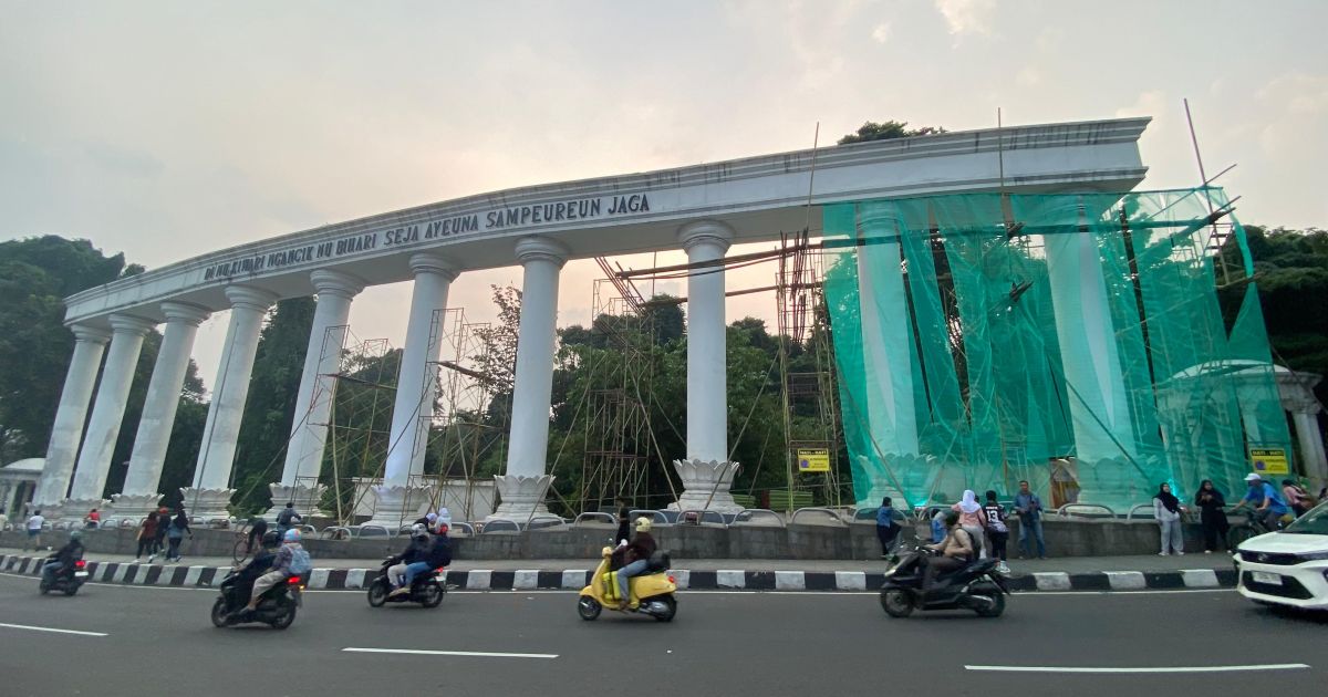 Ikon Kota Bogor, Tepas Lawang Salapan, Direvitalisasi Hingga Agustus 2026