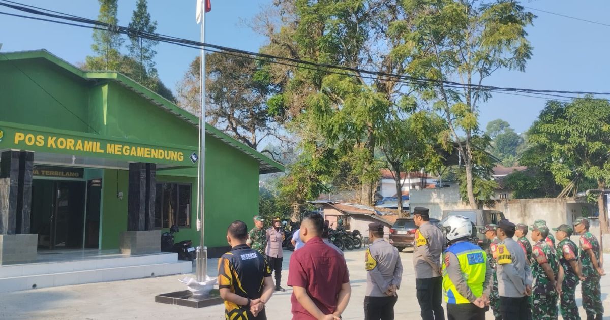 Polsek Megamendung Gandeng TNI Perketat Pengamanan Jalur Wisata Puncak