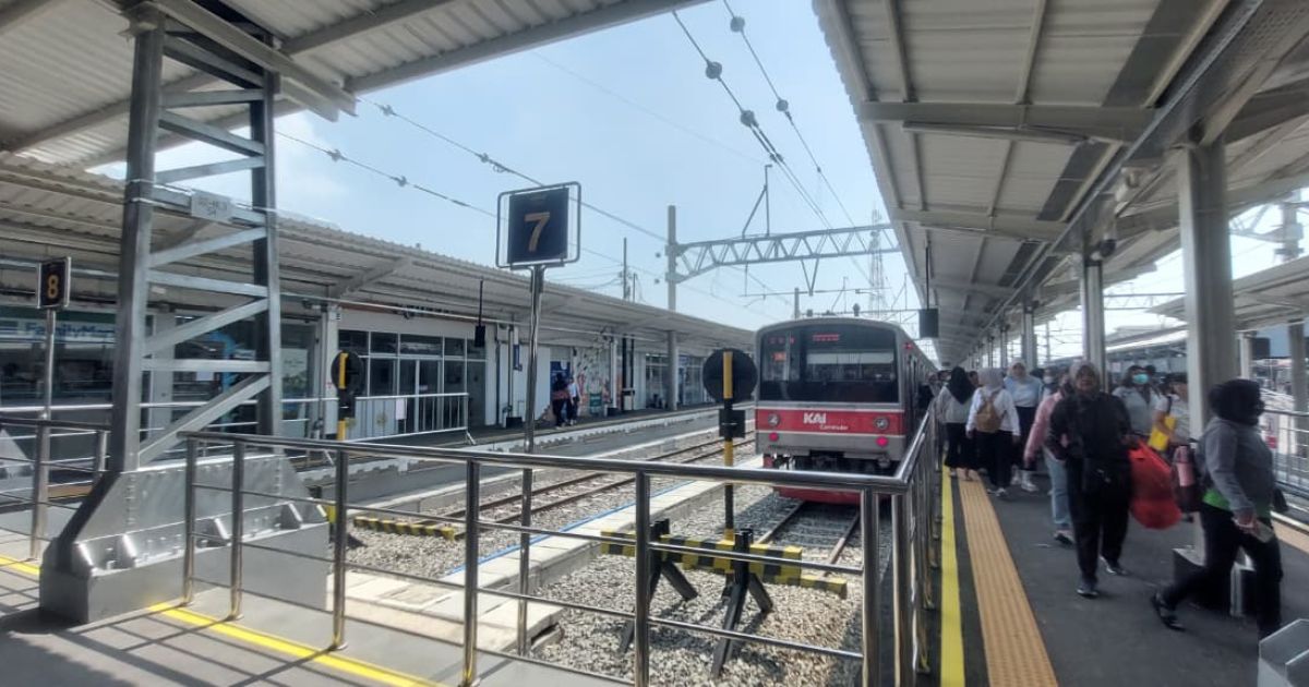 KAI Operasikan Peron Baru di Stasiun Bogor, Siap Layani 100 Ribu Penumpang Setiap Hari