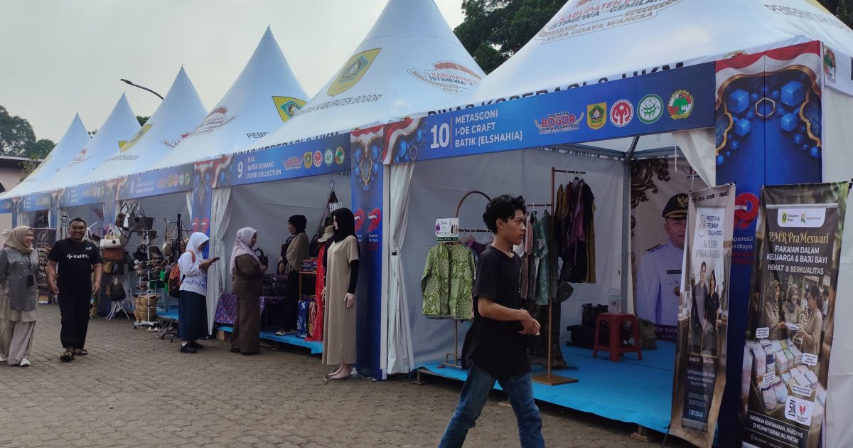 Pemkab Bogor Fasilitasi UMKM Berjualan 72 Jam dalam Expo Harkopnas