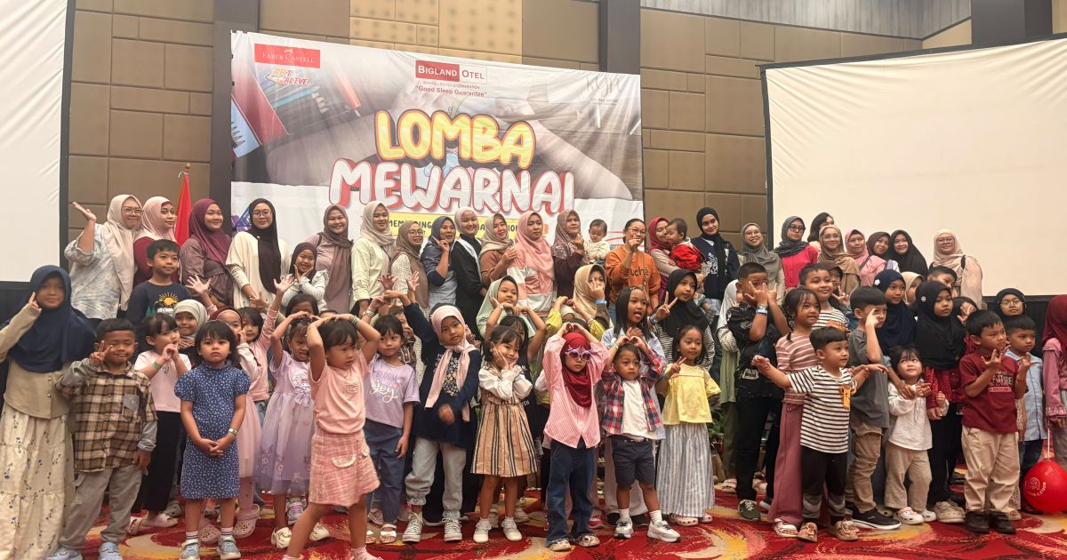 Lomba Mewarnai BiglandOtel Sentul Berlangsung Meriah, Peserta Antusias  Ikuti Beragam Aktivitas Edukatif dan Hiburan Keluarga