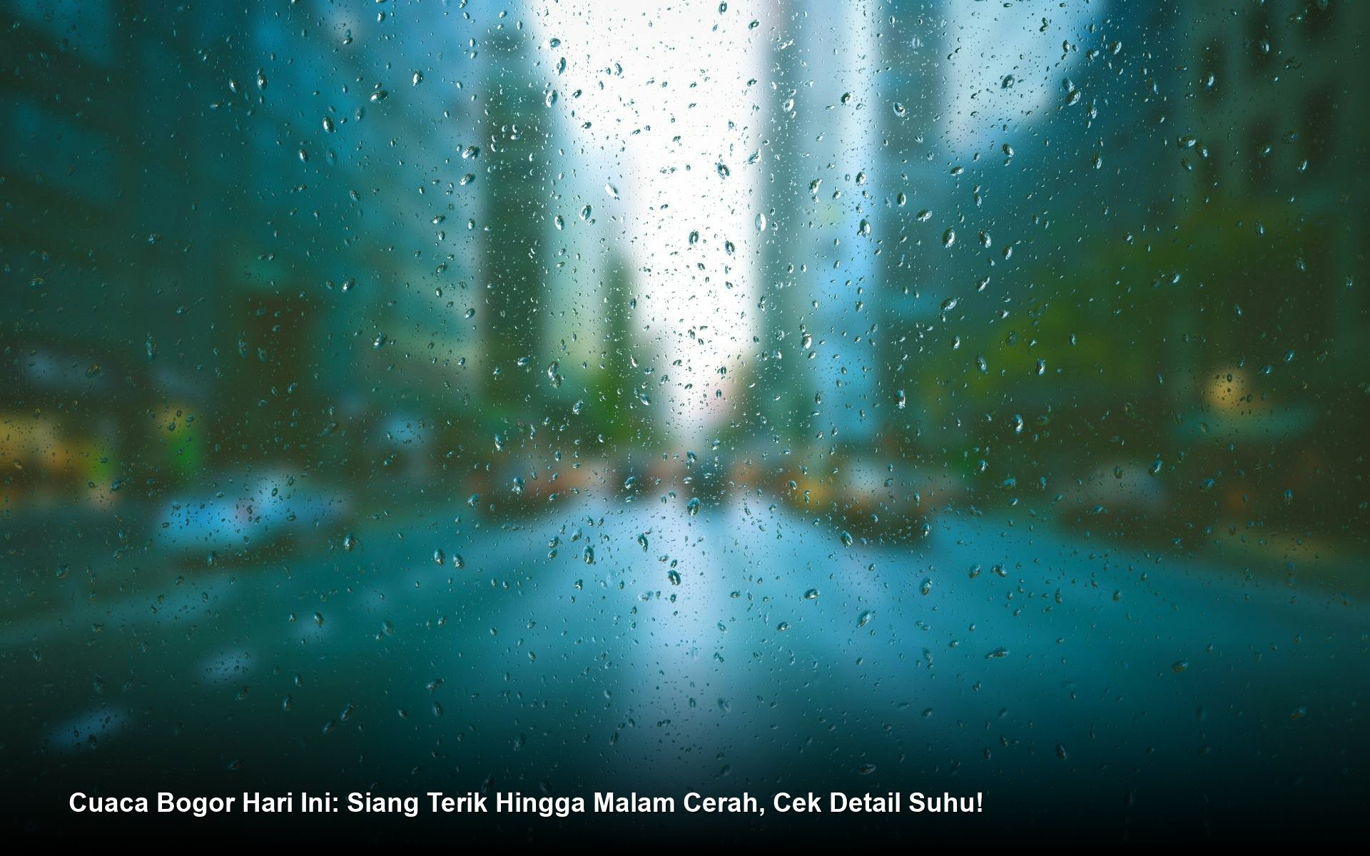 Cuaca Bogor Hari Ini: Siang Terik Hingga Malam Cerah, Cek Detail Suhu!