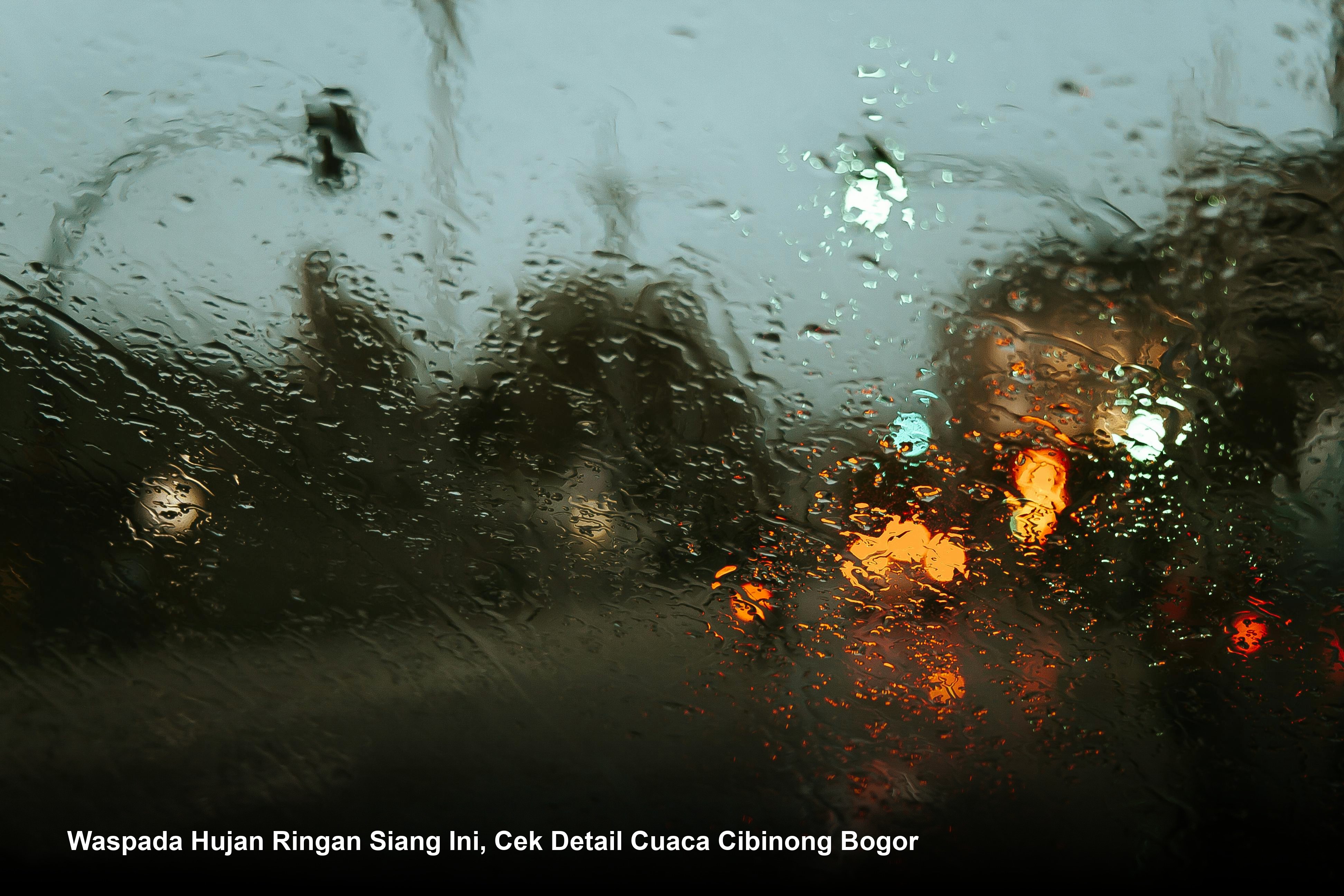 Waspada Hujan Ringan Siang Ini, Cek Detail Cuaca Cibinong Bogor