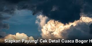 Siapkan Payung! Cek Detail Cuaca Bogor Hari Ini, Hujan Sedang Sore Mendekat