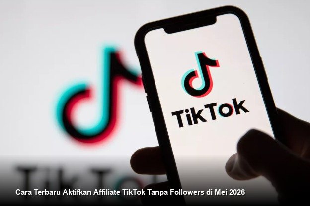 Ilustrasi smartphone menampilkan aplikasi TikTok dengan grafik penghasilan yang meningkat tajam dan notifikasi transfer uang masuk.
