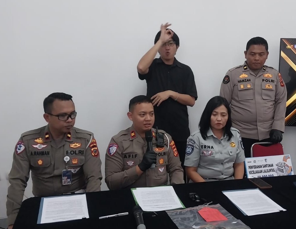 Polisi Amankan AF Pengendara Lawan Arus yang Kabur saat Laka Lantas di Cibinong