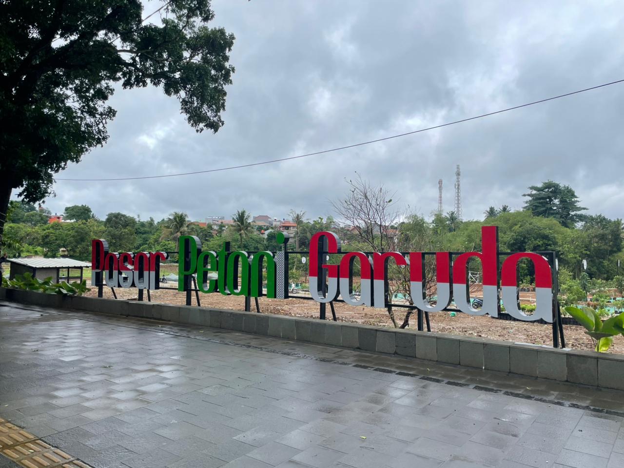 Pekan Depan, Pasar Petani Garuda Siap Beroperasi 