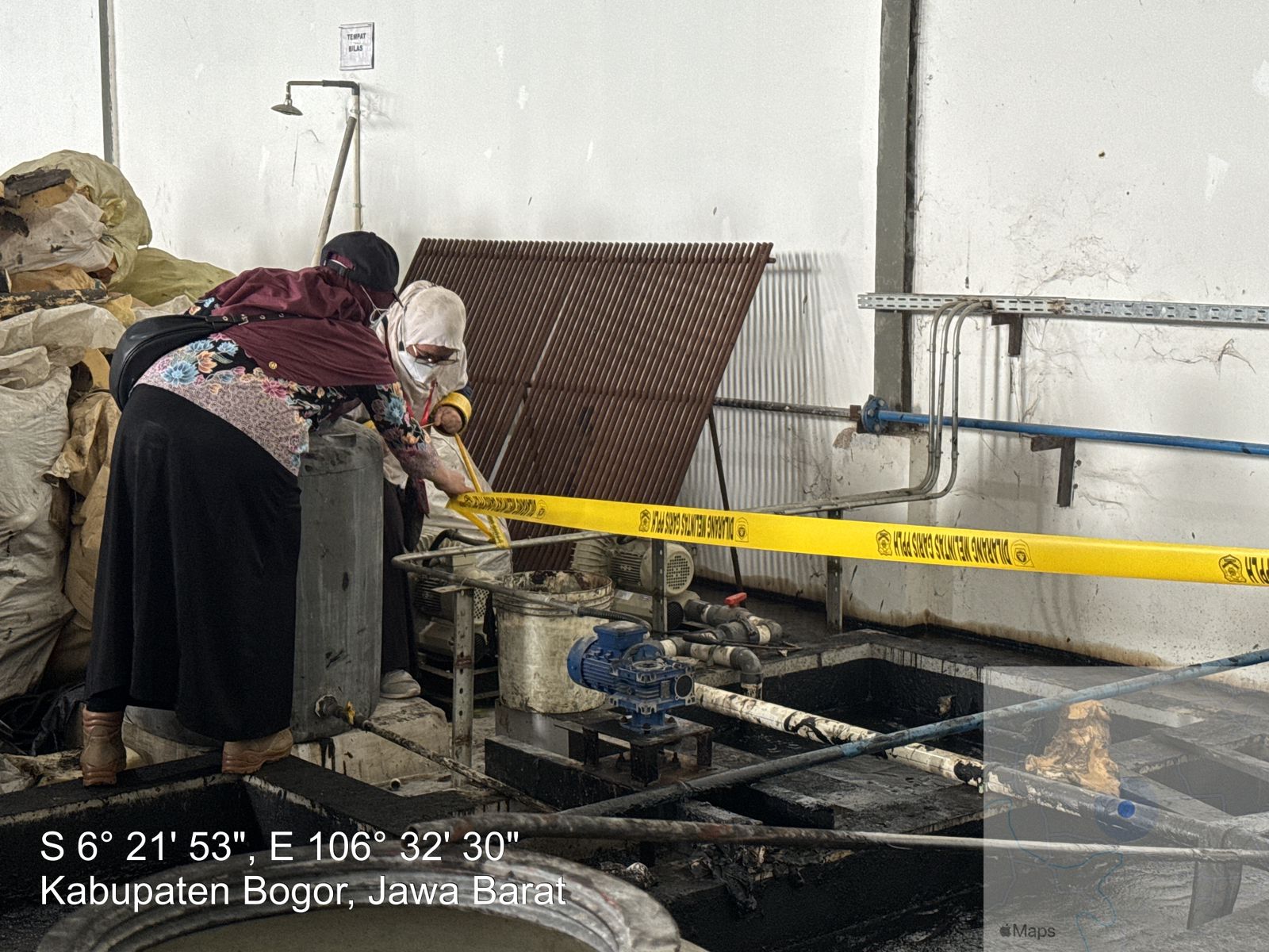 DLH dan Satpol PP Segel Usaha Pengelola Limbah B3 di Parungpanjang Bogor