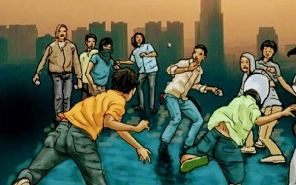 Polantas Gagalkan Tawuran di Kedunghalang, Dua Orang Ditangkap