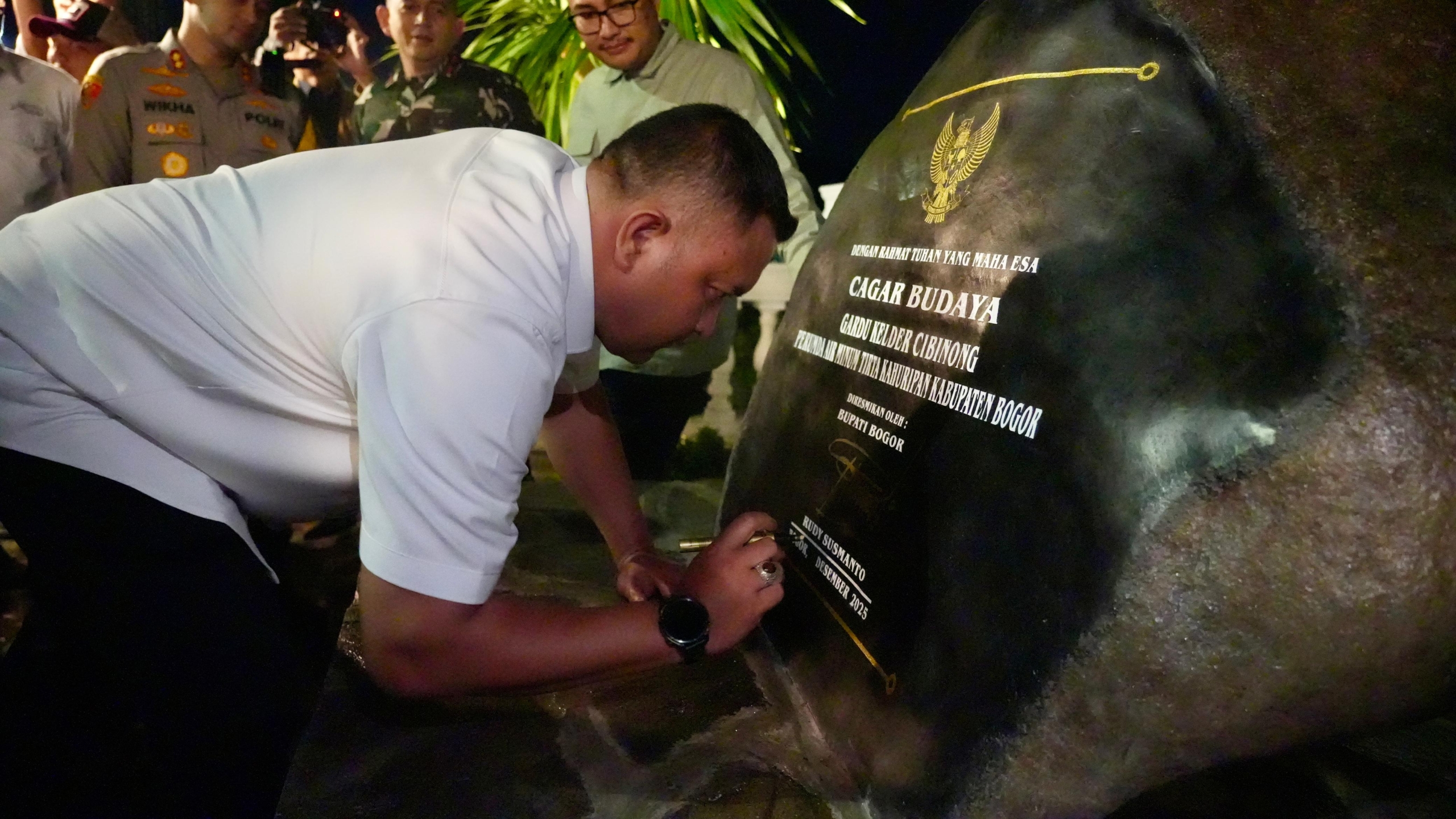 Bupati Bogor Tetapkan Kelder Air Cibinong Sebagai Cagar Budaya