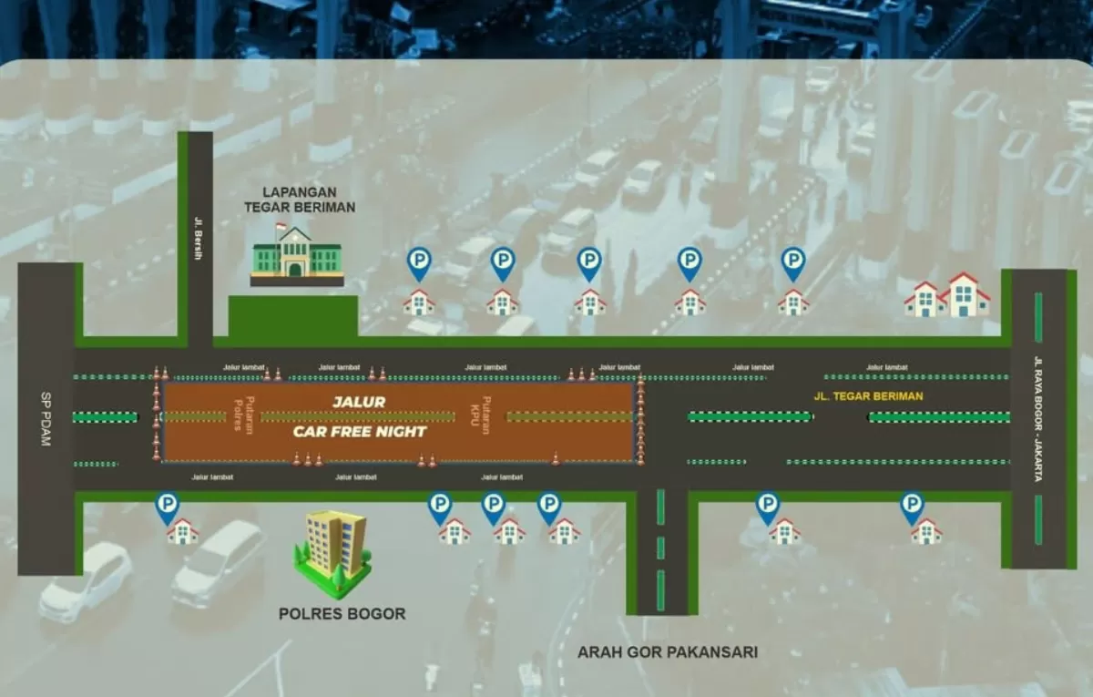 Satlantas Polres Bogor Siapkan Rekayasa Lalu Lintas CFN di Stadion Pakansari