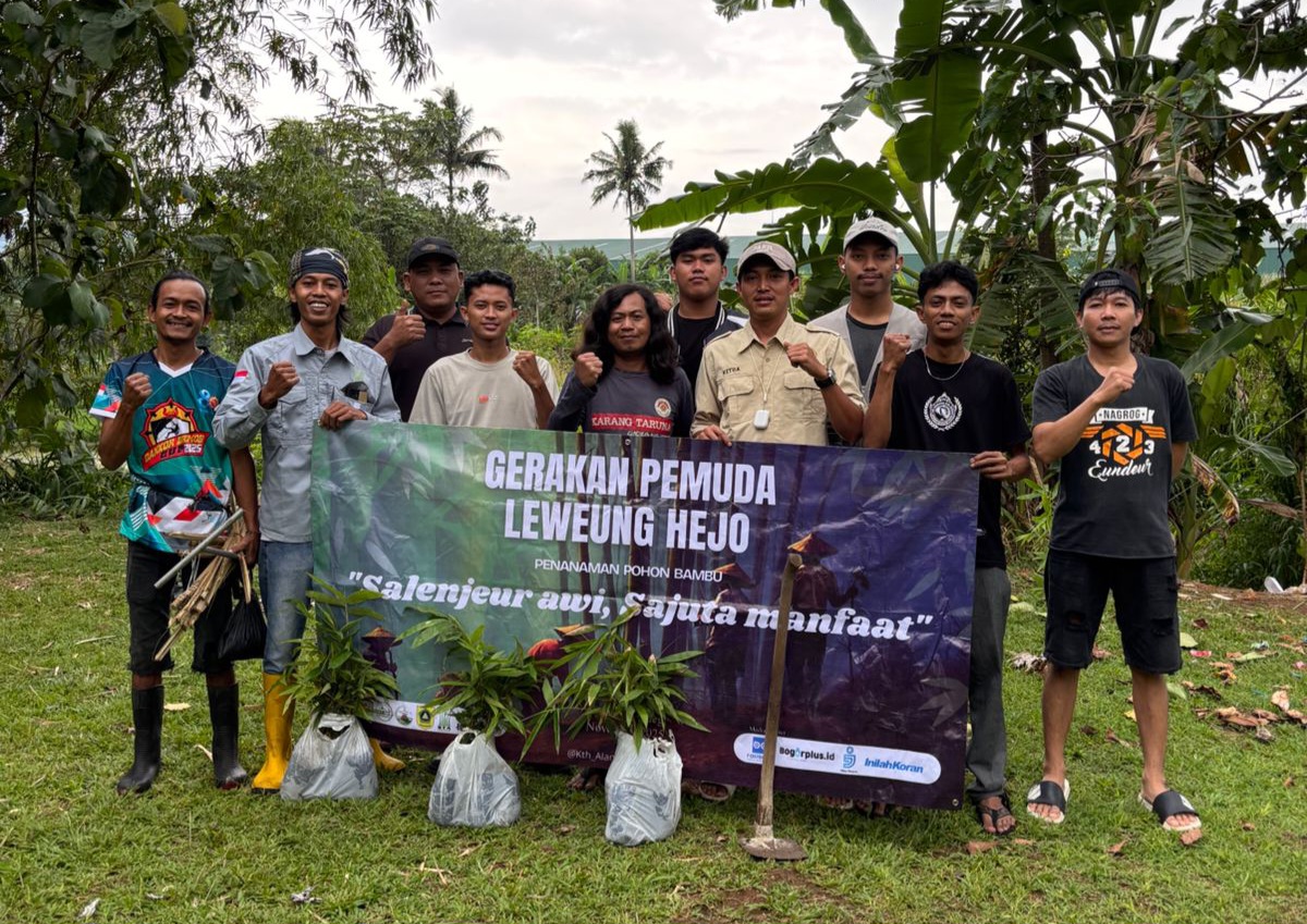 Cegah Longsor KTH Alam Kiwari Lestari Galakan Penanaman Bambu