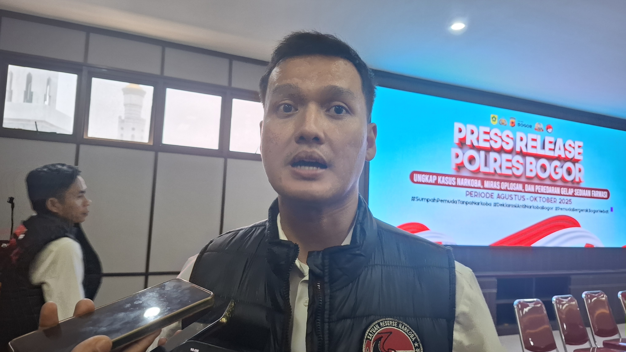 Polres Bogor Temukan Pohon Ganja di Rumah Warga Cigudeg