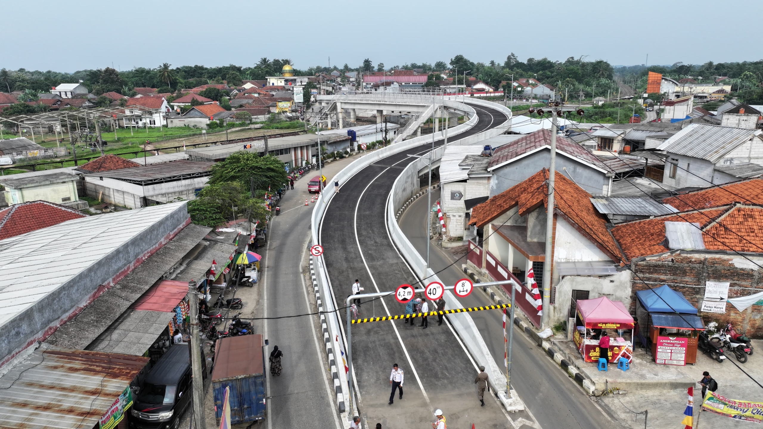 Bupati Bogor Resmikan Flyover Soebianto dan JPO Tenjo 