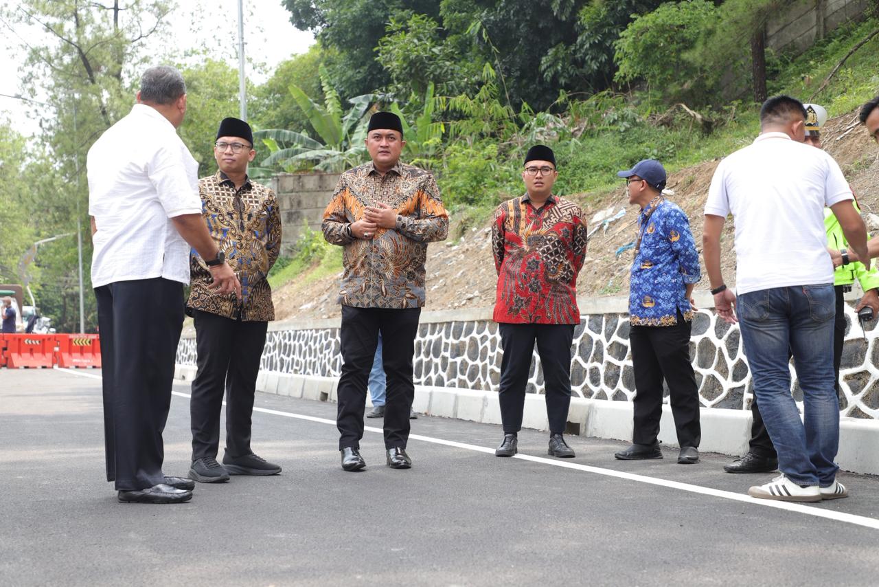 Dorong Pertumbuhan Ekonomi, Bupati Bogor Resmikan Jalan Shortcut Subianto Sentul