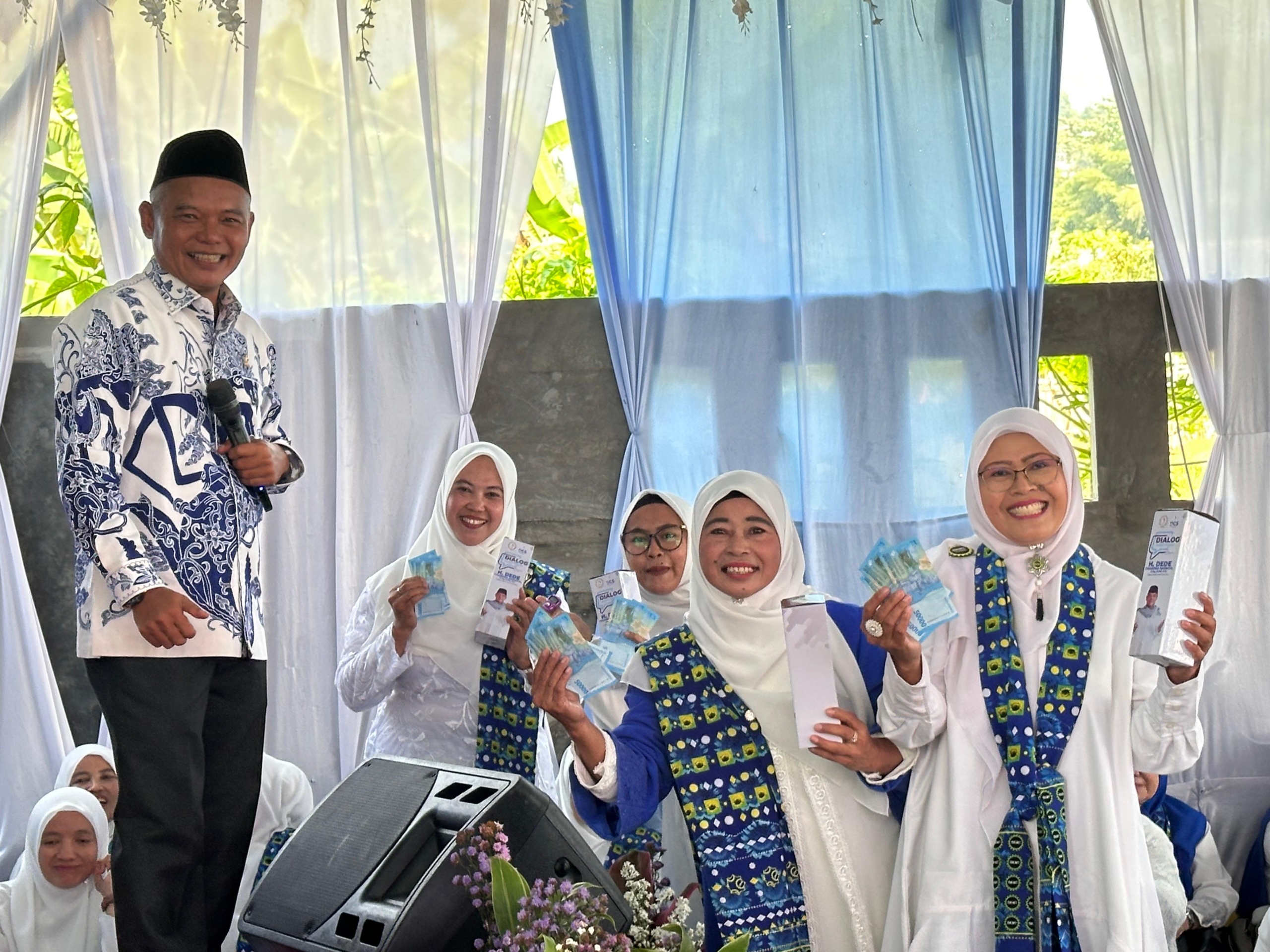 Majelis Taklim Garda Terdepan Ketahanan Sosial, Dede Chandra Serap Aspirasi Warga Cigombong