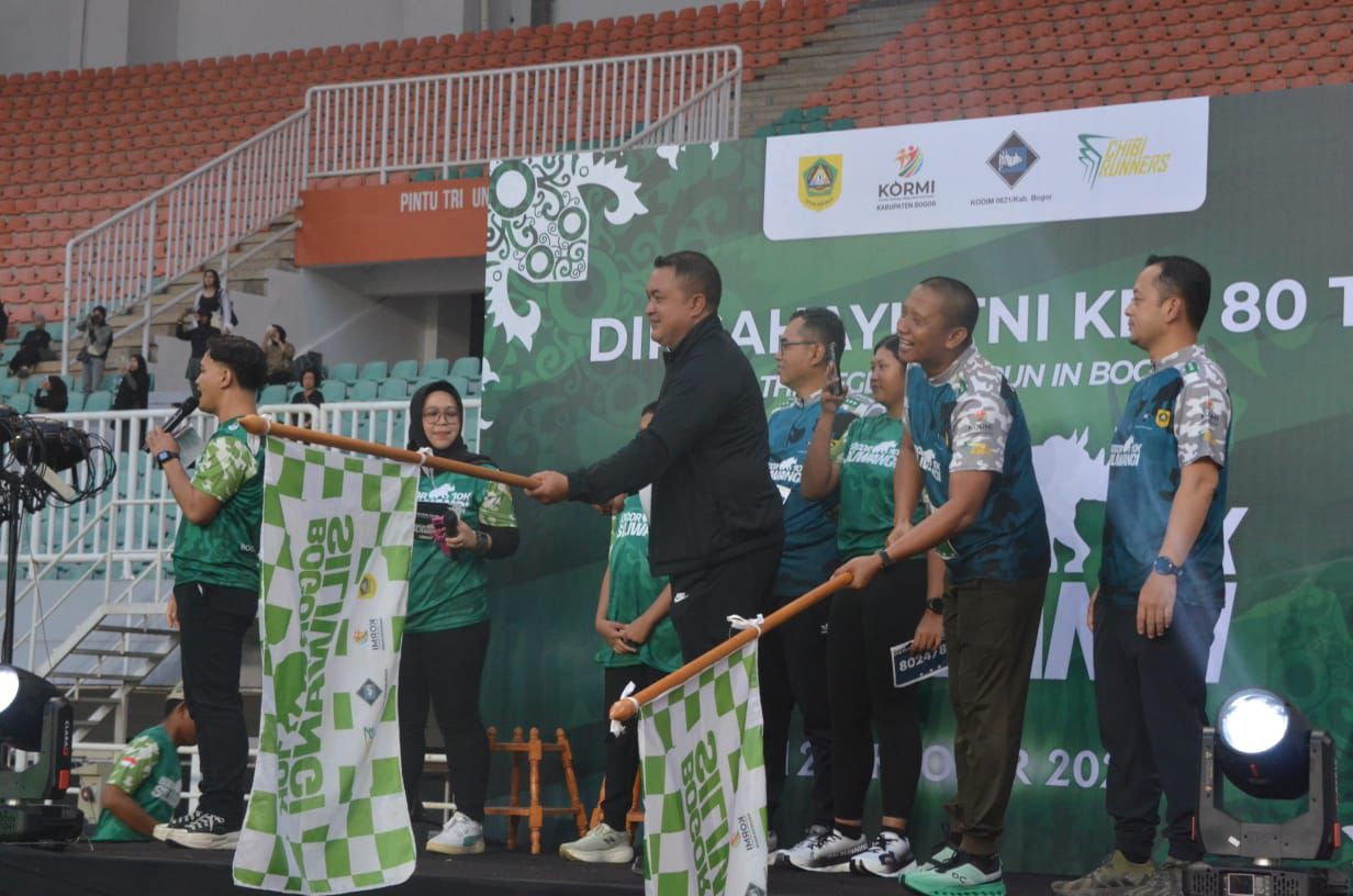 Bupati Bogor dan Forkopimda Ikut Lari di Siliwangi Run 10K