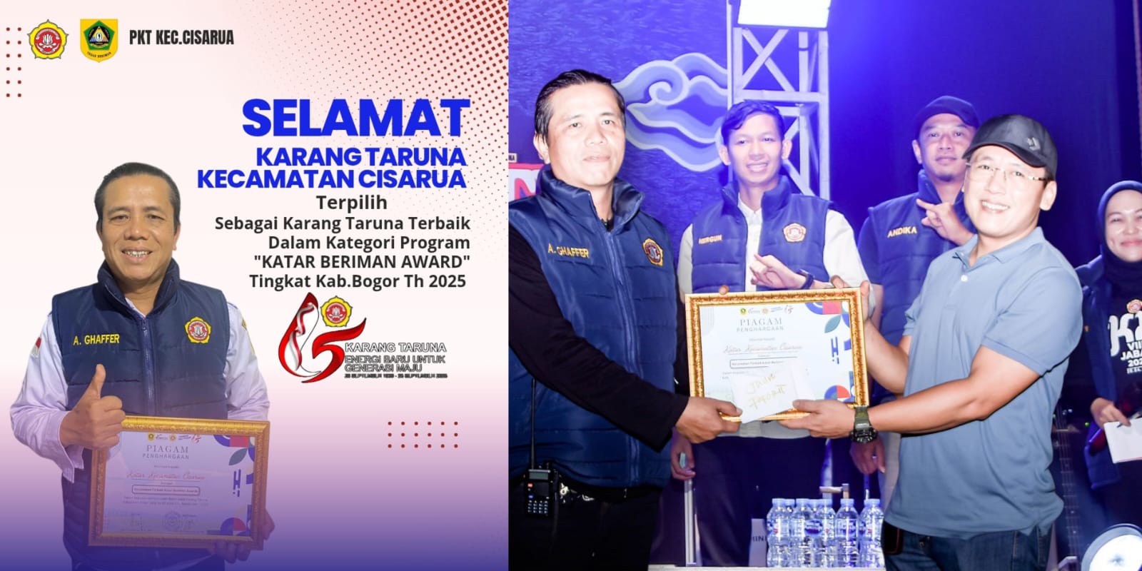 Karang Taruna Kecamatan Cisarua Bogor Sabet Katar Beriman Award 2025