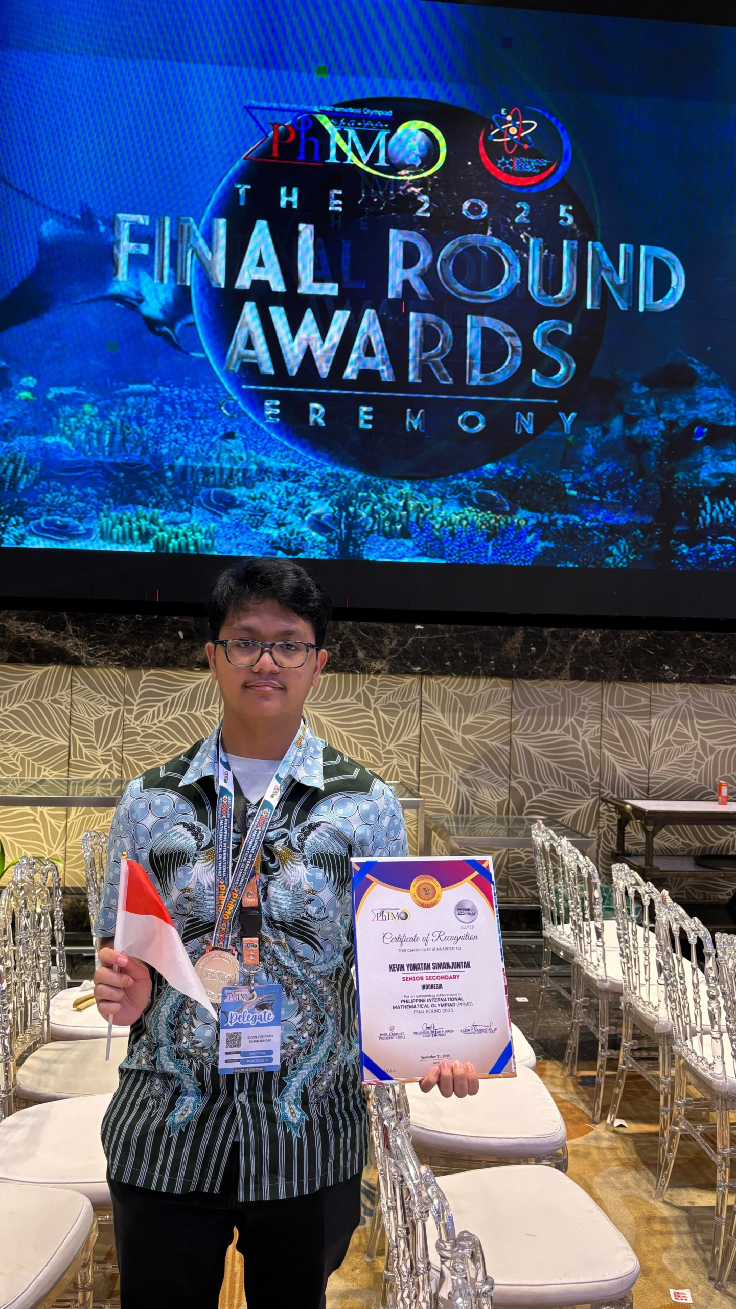 Kevin Yonatan Simanjuntak: Pelajar yang Berhasil Harumkan Nama Kabupaten Bogor di Tingkat Internasional