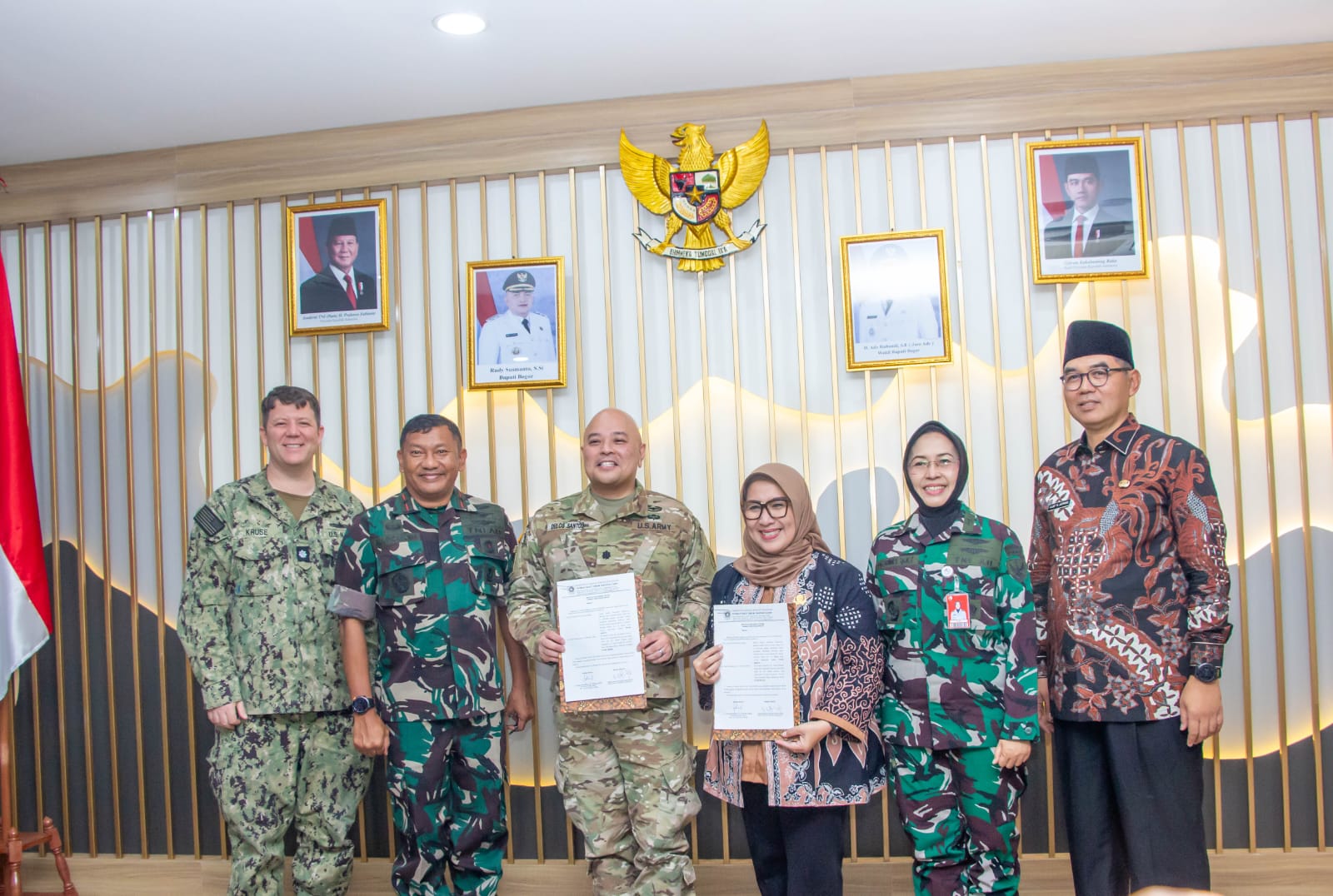 Kedubes AS Beri Bantuan 38 Alkes ke RSUD Dr. KH Idham Chalid Ciawi