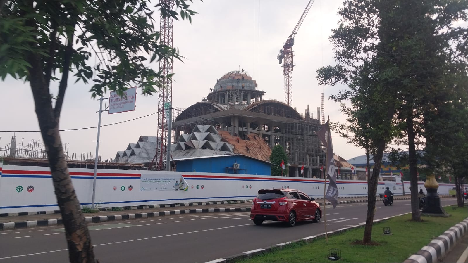 Pembangunan Masjid Raya Pakansari Sudah Masuk 57 Persen, Ditargetkan Rampung Desember