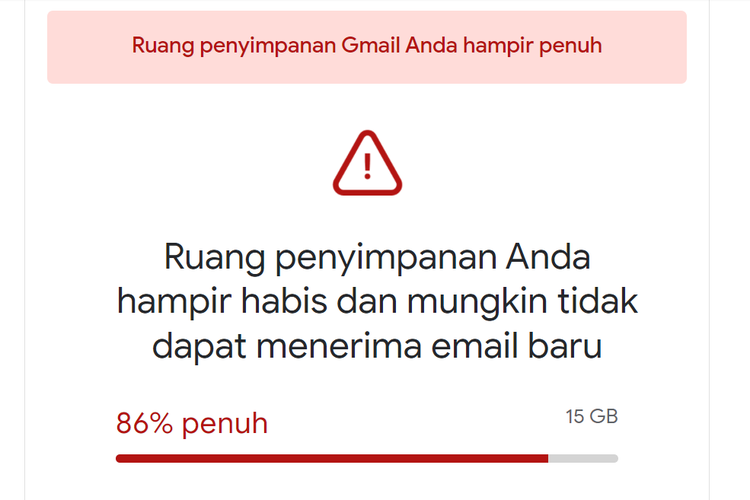 Penyimpanan Gmail Hampir Habis? Ini Cara Membersihkan dan Menambah Ruang