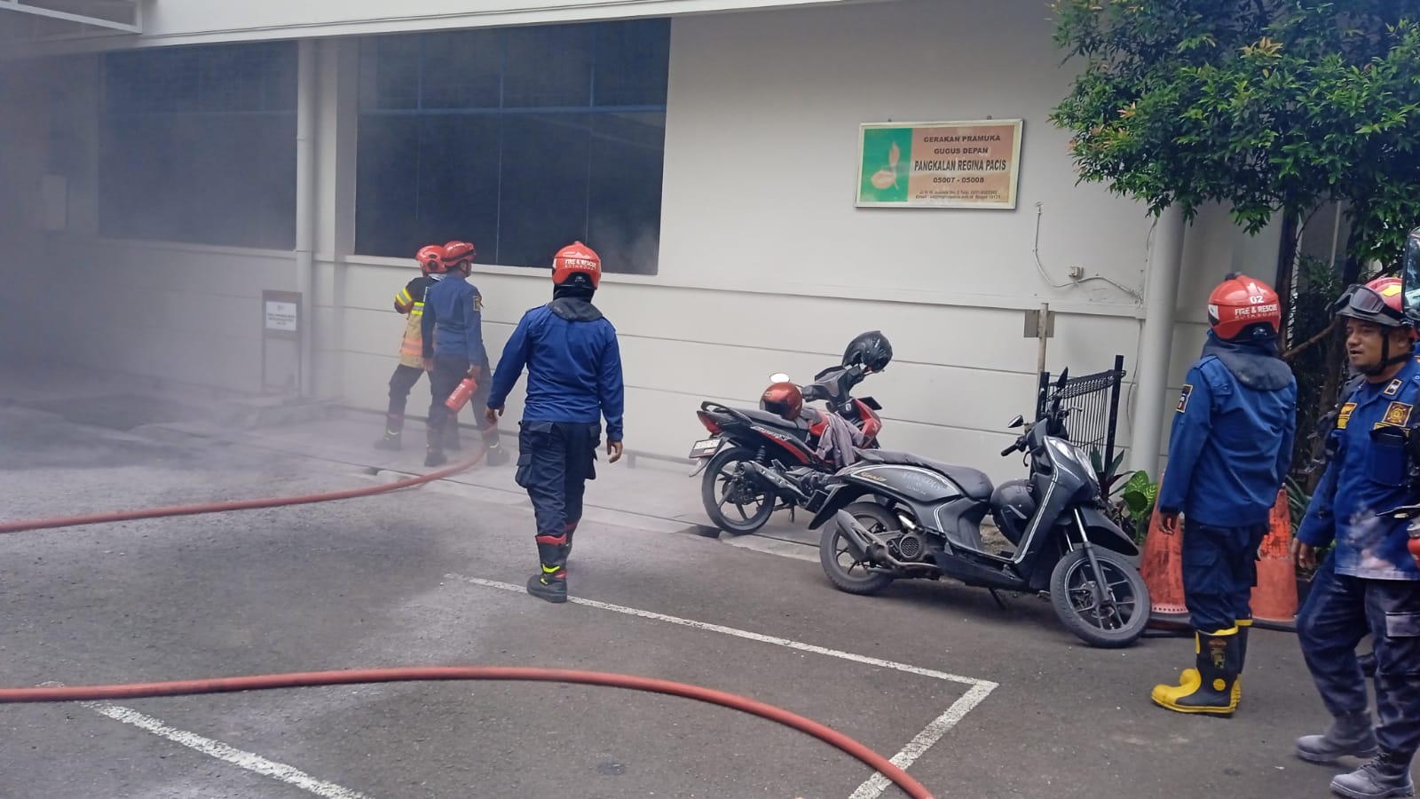 Sekolah Regina Pacis Kebakaran, Api Berasal dari Kabel Terbakar