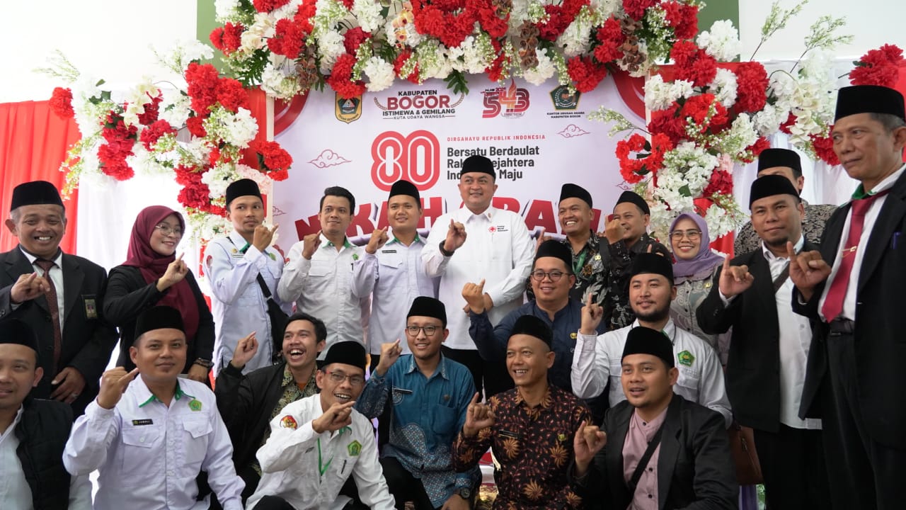 Program Peduli Warga, Pemkab Bogor Biayai Nikah Massal untuk 53 Pasangan