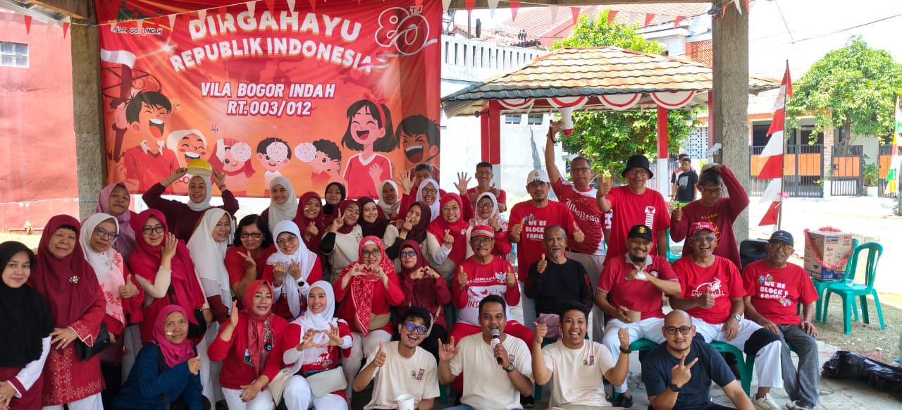 Meriah ! Warga Vila Bogor 1 Indah Rayakan 17 Agustus dengan Jalan Sehat dan Pesta Rakyat