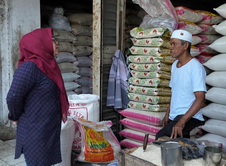 Perumda Pasar Tohaga Pastikan Pasar Cileungsi Bebas Praktik Beras Oplosan