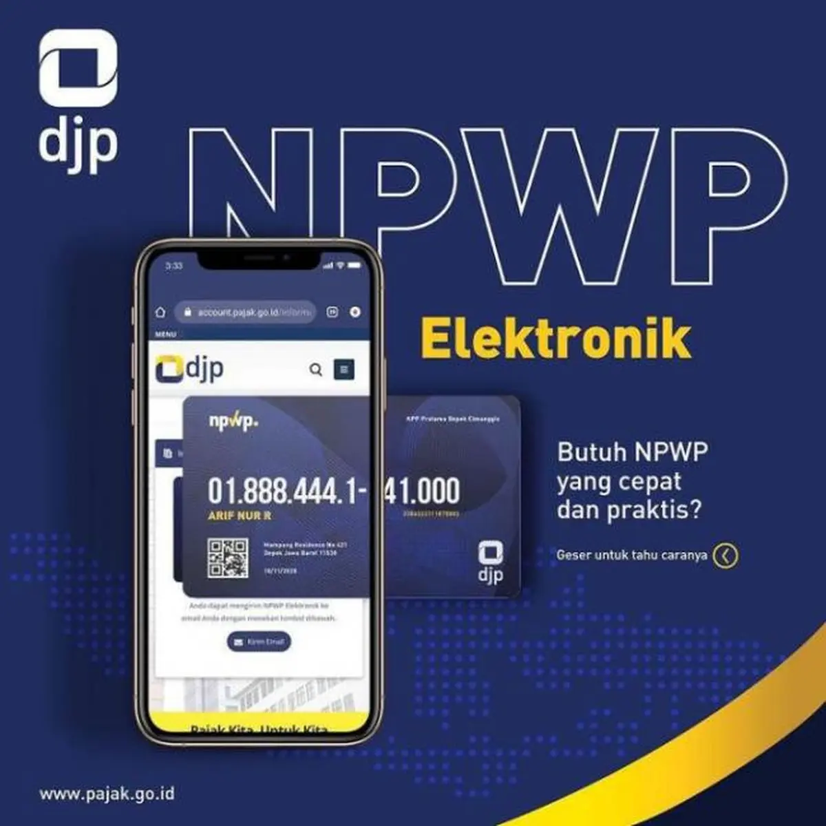 Cara Mencetak NPWP Elektronik Melalui DJP Online