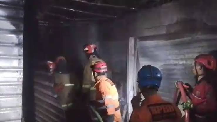 Kios Elektronik di Pasar Anyar Bogor Kebakaran, Kerugian Capai Rp 400 Juta