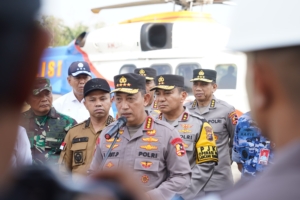Pantauan Via Udara Kapolri Pastikan Karhutla di Riau Masih Terkendali