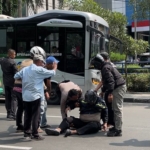 Anggota Dit Binmas Polda Metro Jaya Jadi Korban Kecelakaan di Jalan Juanda Bogor
