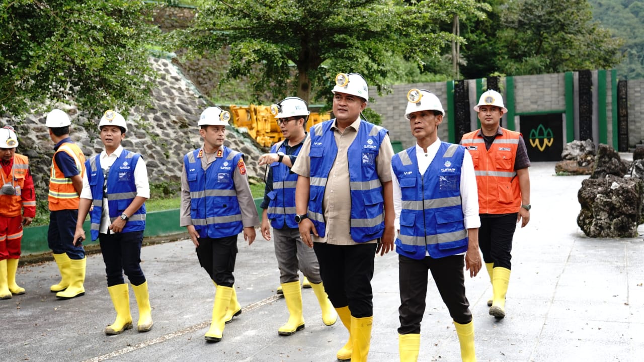 Kunjungi Tambang Emas Antam, Bupati Bogor Tekankan Jaga Kelestarian Alam