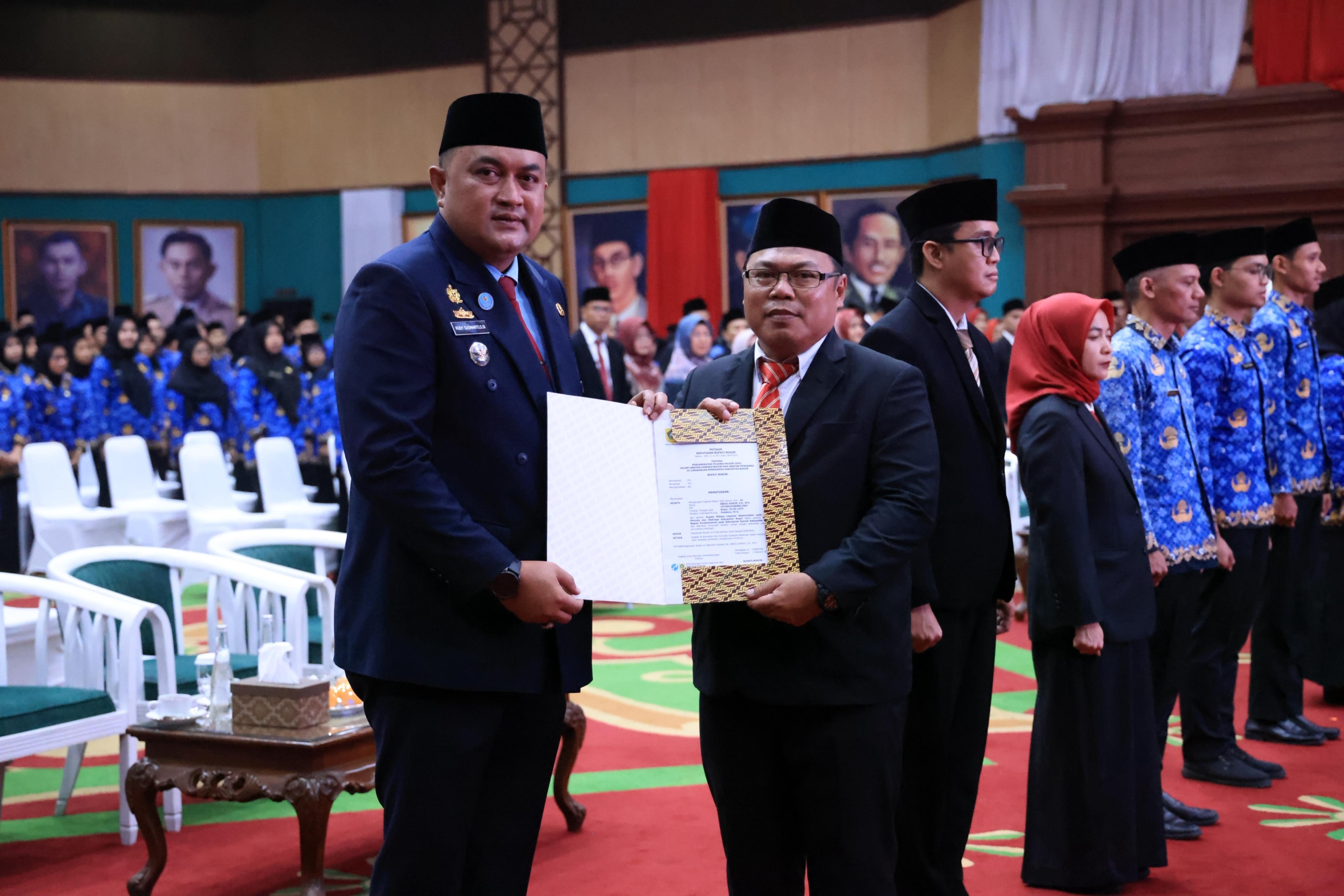 Bupati Bogor Rudy Susmanto Lantik Pejabat Administrator, Pengawas, dan Fungsional