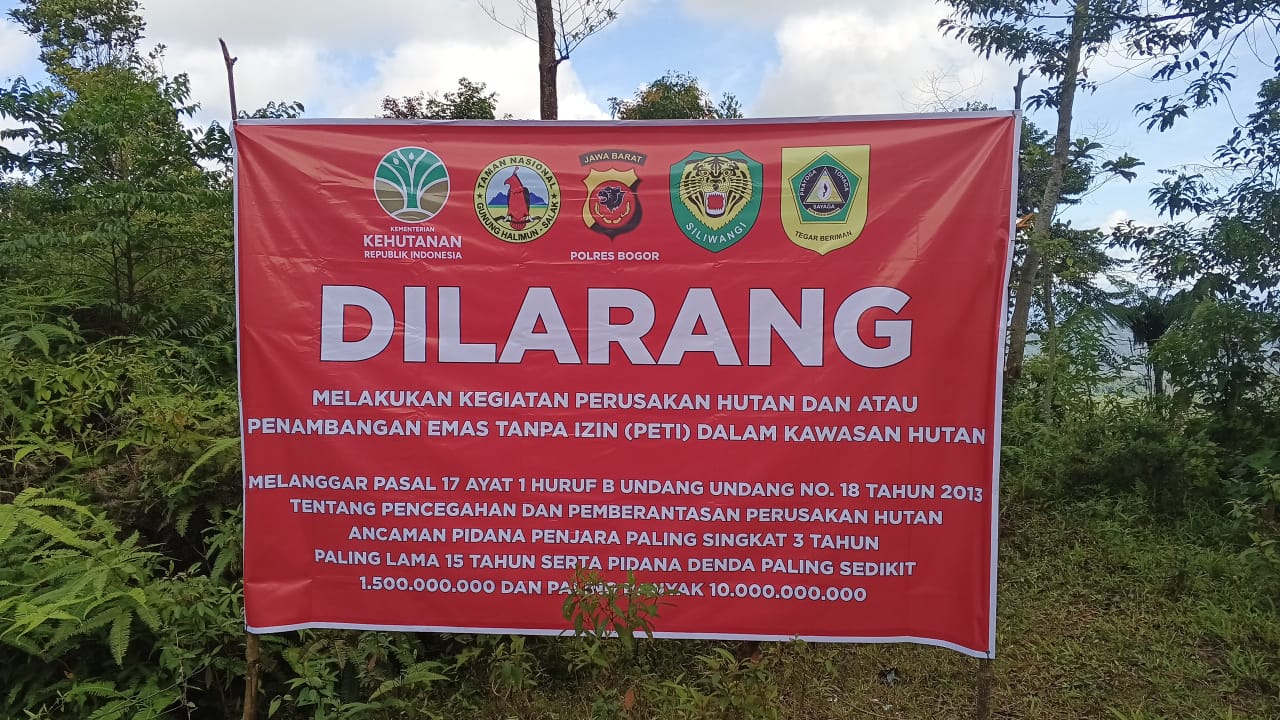 TNGHS : Perlu Bentuk Satgas Tangangi Penambang Emas Ilegal di Gunung Halimun
