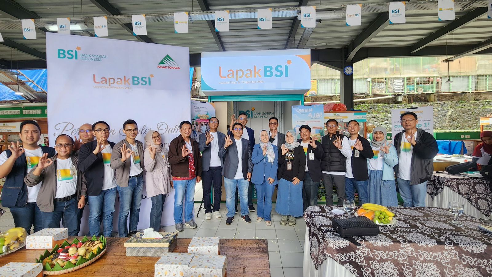 Lapak BSI Pertama di Indonesia Resmi Dibuka di Pasar Cisarua
