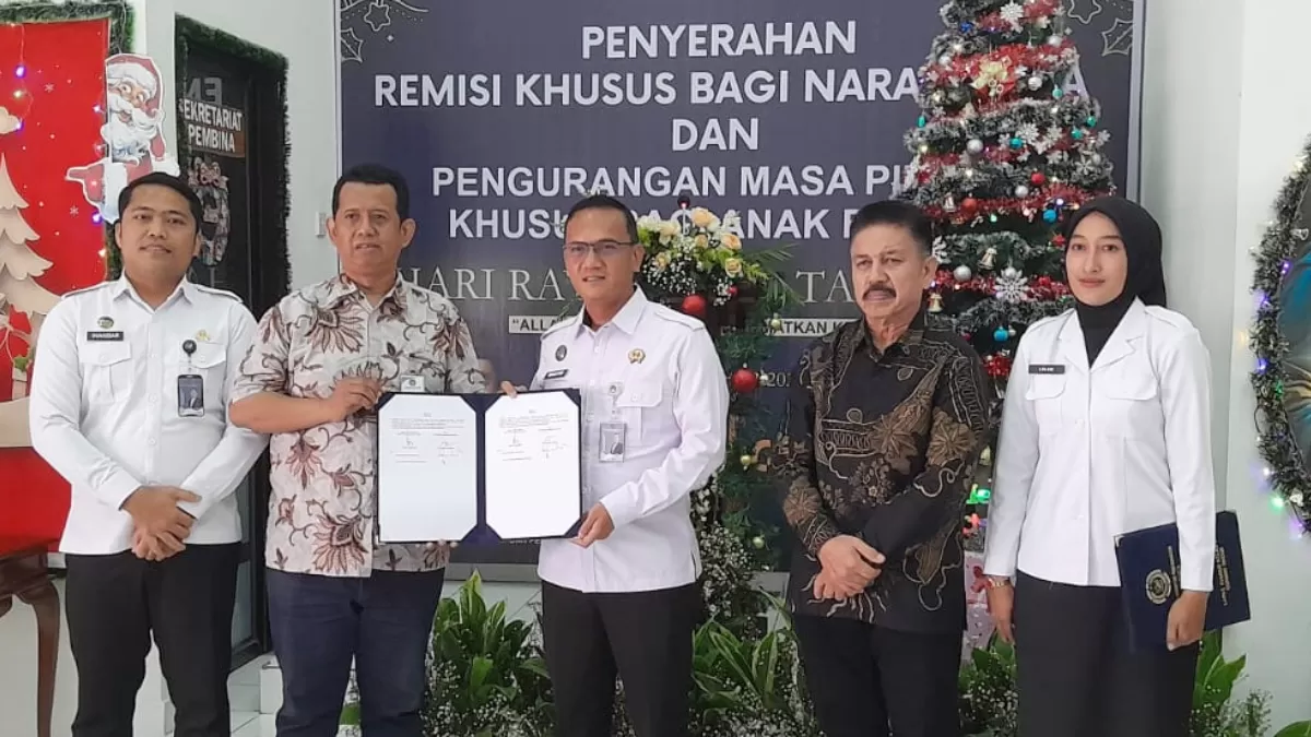 Puluhan Narapidana Lapas Gunung Sindur Dapat Remisi Natal 2025