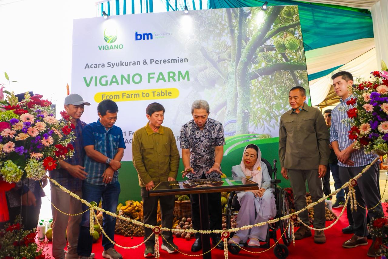 Dedie A. Rachim Resmikan Virgano Farm, Perkuat Identitas Rancamaya sebagai Kampung Durian