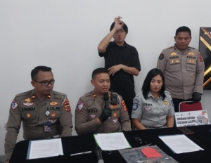 Polisi Amankan AF Pengendara Lawan Arus yang Kabur saat Laka Lantas di Cibinong